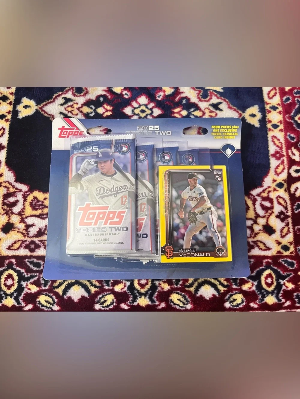 Topps Series Two sealed pack set w/ Trevor McDonald card